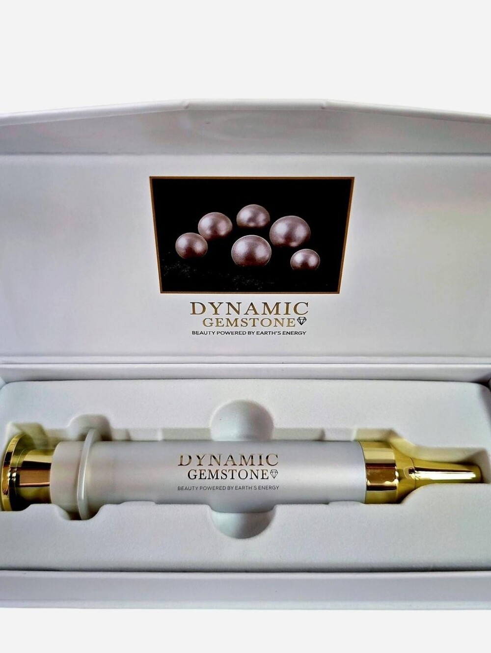 Dynamic Gemstone Pearl Infused Stem Cell Non Surgical  - White & Gold